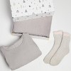 Pure Fiber Women's Three Piece Be Home Pajama Gift Set - 4 of 4