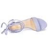 Allegra K Women's Tie-Up Strappy Chunky High Heels Sandal - 4 of 4