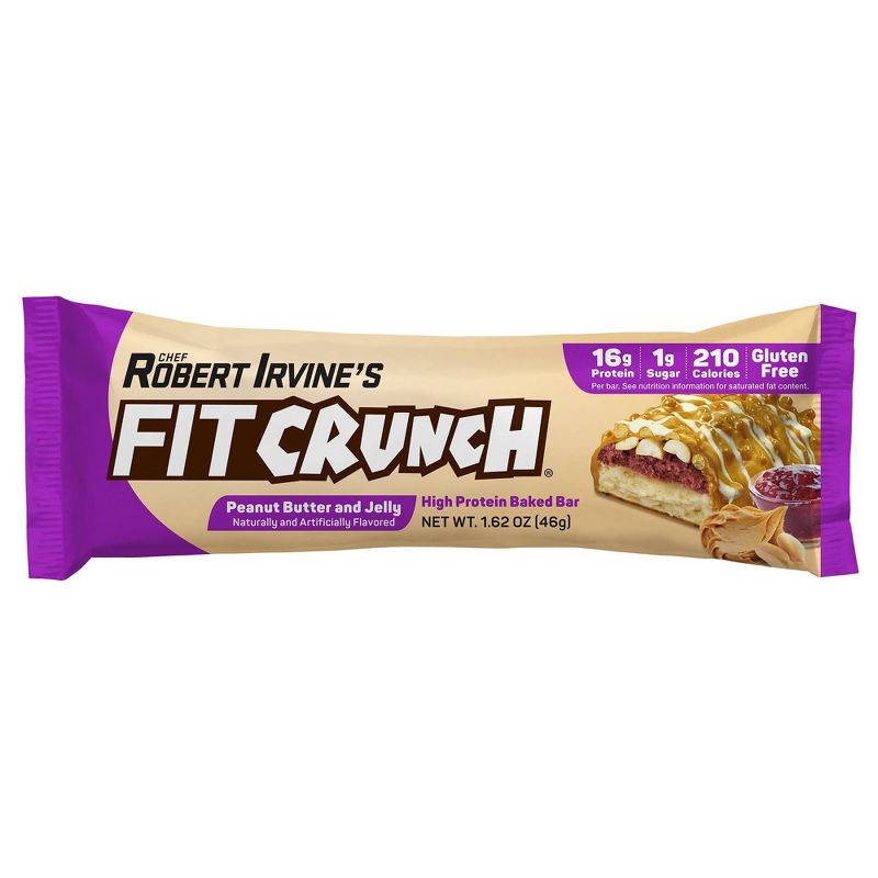 FITCRUNCH Peanut Butter and Jelly Baked Snack Bar, 3 of 6