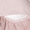 REGALWOVEN Scalloped Trim Outdoor Throw Pillow Covers for Sofa Living Room Home Decor 1 Pc - 3 of 4