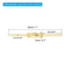 Unique Bargains Bowtie Copper Clip for Fastening Chandelier Crystal Lamp 200 Pcs - 2 of 4