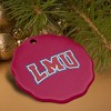 Loyola Marymount University Primary Logo Porcelain Scalloped Holiday Christmas Tree Ornament - 4 of 4