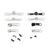 Dritz 14ct Outdoor Zipper Repair Kit of Sliders and Stops: Metal Sewing Kit for Zipper Fix & Replacement, 14 Pieces - 3 of 3