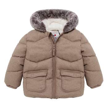 Rokka&Rolla Infant Toddler Boys' Puffer Coat Baby Hooded Winter Jacket