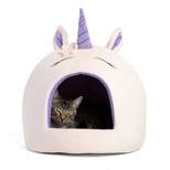 Best Friends by Sheri Meow Hut Unicorn Cat Bed - Pink