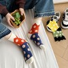 Anna-Kaci 6pk Women's Color - Blocked Polka Dot Cotton Ankle Socks - Trendy Ins - Style Socks - 2 of 4