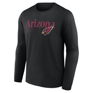 NFL Arizona Cardinals Men's Black Long Sleeve T-Shirt - 1 of 3