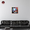 Notoriart Colorful Soccer Sneaker Splash Soccer Wall Art Framed - 2 of 4