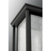 Progress Lighting Endicott 1-Light Outdoor Wall Lantern, Textured Black, Linen Glass Shade - 3 of 4
