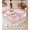 Playpen, 52"×52" Play Pens for Babies and Toddlers - 3 of 3