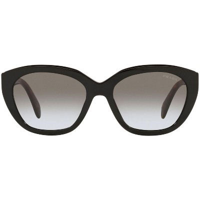 Prada Pr 16xs 3890a7 Womens Cat-eye Sunglasses Black 56mm : Target