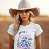 Simply Sage Market Women's This Ain't Texas Cowgirl Short Sleeve Graphic Tee - 2 of 3