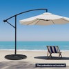 Tangkula Patio 4PCS 185lbs Heavy Duty Cantilever Offset Umbrella Base Stand Water Outdoor - 4 of 4