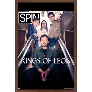 Trends International SPIN Magazine - Kings of Leon 21 Framed Wall Poster Prints - 1 of 4
