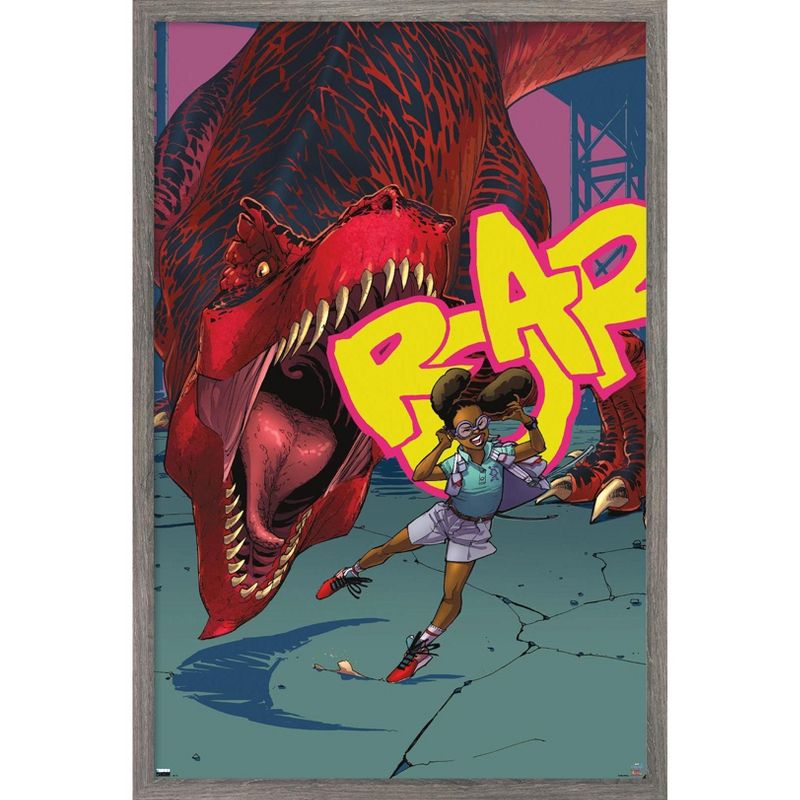 Trends International Marvel Moon Girl & Devil Dinosaur - Roar Framed Wall Poster Prints, 1 of 7