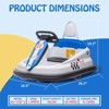 Toddlers Bumper Car, 6V Ride On Bumper Car, Electric Ride On Toy Car, Electric Bumper Car with 2 Speeds, Dual 15W Motors, Lights for Kids 3-10 - 4 of 4
