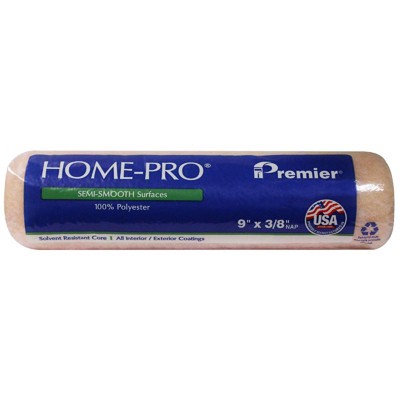 Premier Home-Pro Polyester 9 in. W X 3/8 in. Paint Roller Cover 1 pk (Case of 36)