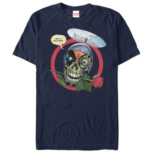 Men's Marvel Headpool Rose T-Shirt - 1 of 4