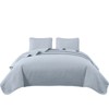 FIONECA Oversized 3 Piece Quilted Bedspread Set Includes Bedspread Matching Shams For Versatile Bedroom Styling - 2 of 4