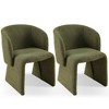 NicBex Teddy Fabric Dining Chair Modern Upholstered Accent Chair with Comfy Backrest, Sofa for Living Room, Bedroom, Reception,1pc/2pc - 4 of 4