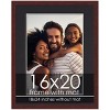 PosterPalooza | Brown Frame with Black Photo Mat, UV Acrylic Front, Foam Board Backing, 60 Sizes Available - 2 of 4