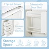 Lyngins 30" Freestanding Bathroom Vanity with Sink, Acacia Wood Bathroom Storage Cabinet with Soft-Closing Door, 1 Tip-Out + 3 Drawers, Gold Knobs - 4 of 4