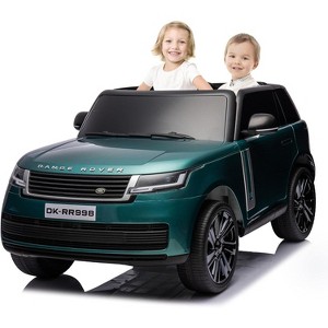 24V Officially Licensed Land Rover Ride On Car, 2-Seater w/Parent Remote Control, 3 Speeds, for Kids Ages 37-95 Month - 1 of 4
