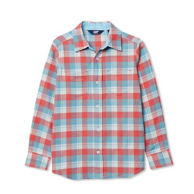 Lands' End Kids Long Sleeve Flannel Shirt