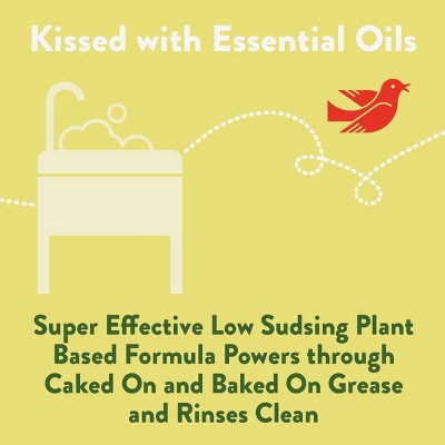 Rebel Green Peppermint & Lemon Dish Soap - 32 fl oz//2pk: Ammonia-Free, Dye-Free, Removes Grease, Liquid Cleaner