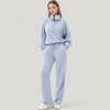 Anna-Kaci Active Women's Wide Leg Lounge Pants with Elastic Drawstring Waist - 3 of 4