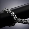 Skull Bracelet for Men Women Stainless Steel Metal Biker Punk Gothic Ginger Lyne Collection - 2 of 4