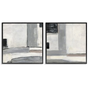 Stupell Industries Industrial Abstract Grey Geometric, 24" x 24" - 1 of 4