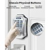 ZACHVO Keyless-Entry Smartphone Bluetooth Deadbolt Smart Lock with Touch Keypad, Auto-Lock, IP54 Waterproof, Satin Nickel - 3 of 4
