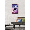 Trends International James Booker - Laser Space Cat Llama Framed Wall Poster Prints - 2 of 4