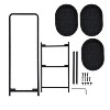 3 Tiers Tray Tables Paper Rope Woven Side Table for Living Room Kitchen Oval Storage Basket Small Shelves - 4 of 4