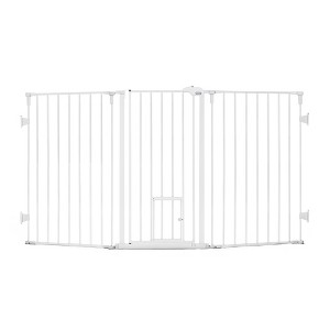 Carlson Flexi Gate with Door for Dog Crate - Tan - 1 of 4