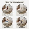 Whisen 2-Piece L-Shaped Sectional Compression Sofa with Soft Corduroy Fabric, No Assembly Required - 2 of 4