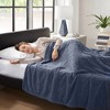 Sapphtopaz Twin Size Heated Blanket, Faux Feathersoft Throw Blanket for Bed, 62"W x 84" Plush Reversible Blanket with 10 Heat Settings, Fleece Blanket - 2 of 4