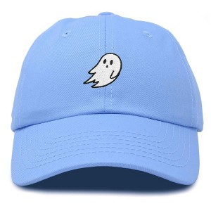 Dalix Ghost Embroidered Mens Womens Cotton Dad Hat Baseball Cap Adjustable - 1 of 4