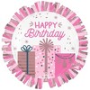 LoonBalloon 24 Inch Pastel Pink Gift Birthday Balloon with 4 Pink Latex Balloons- Festive & Fun - 2 of 4