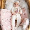100% Luxury Cotton Knit Swaddle Receiving Blanket for Newborns and Infant Boys and Girls - 2 of 4