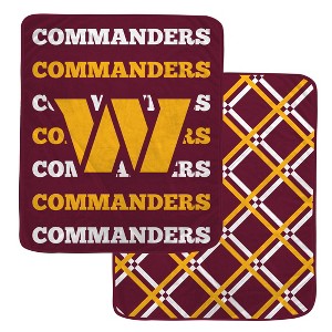 NFL Washington Commanders Double-Sided Diamond Back Ultra Cozy Throw Blanket - 1 of 1