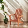 TiramisuBest Folding Chair,All-Weather Outdoor Chair with Armrests, Ergonomic Stackable Lounge Chair, Dark Green, 380 lbs Capacity - 3 of 4