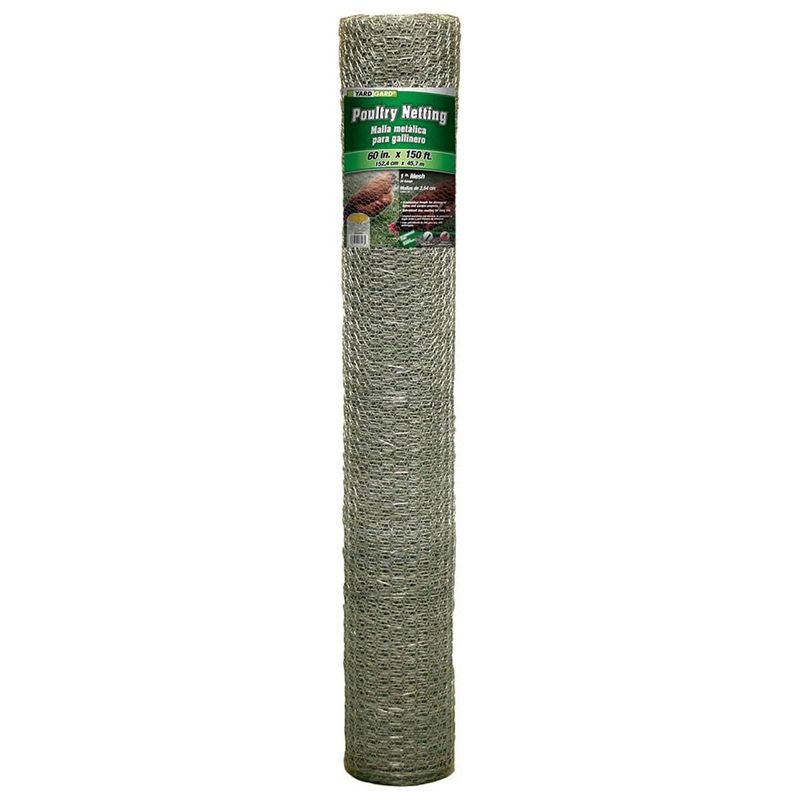 YARD GARD 150 Foot Commercial and Residential Galvanized Steel Poultry Chicken Coop Habitat and Livestock Wire Netting Mesh Fencing, 1 of 7
