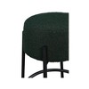 Meridian Furniture,Avalon Green Boucle Fabric Bar Stool - 3 of 4