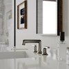 BWE 8 in. Widespread Double Handle Bathroom Faucet 3-Holes Vanity Sink Water-Saving with Metal Drain - 4 of 4