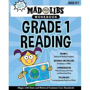 Mad Libs Workbook: Grade 1 Reading - (Mad Libs Workbooks) (Paperback)