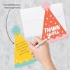 Big Dot of Happiness Party Time - Shaped Thank You Cards - Happy Birthday Party Thank You Note Cards with Envelopes - Set of 12 - 2 of 4