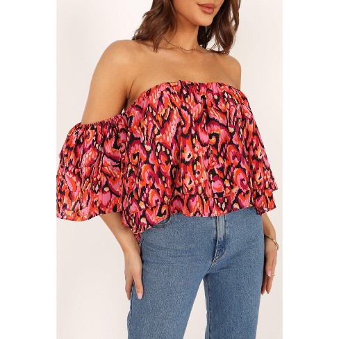 Off shoulder best sale tops target