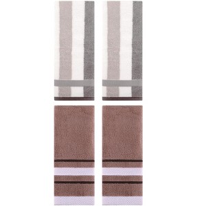 REGALWOVEN  4 Pcs Soft Comfortable Absorbent Bathroom Decorative Hand Towel 13" x 29" - 1 of 4